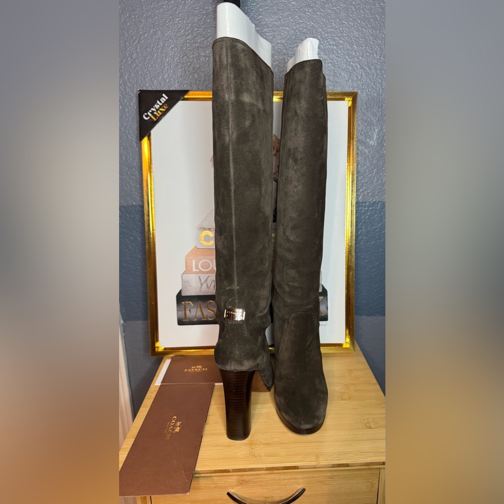 Coach 1941 Ambar Oiled Suede Boots, size 9M (from 2013)